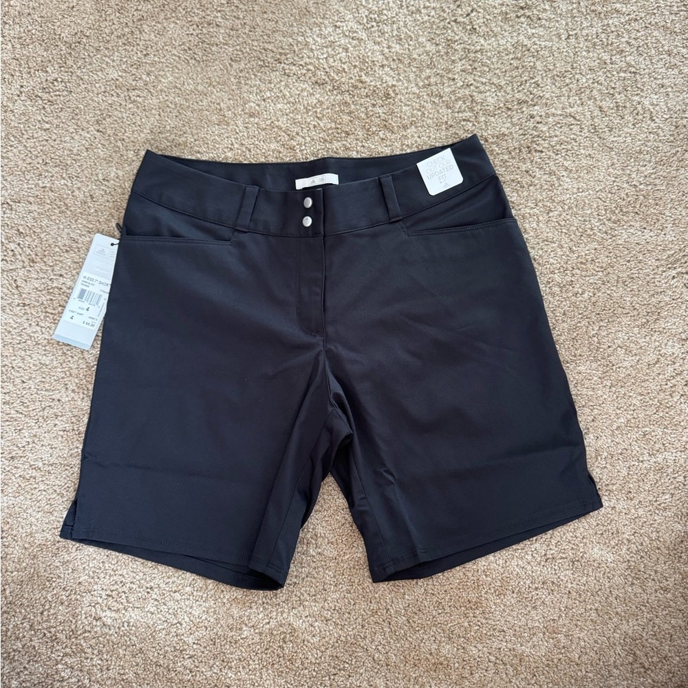 Women's Essential 7” Black Golf Shorts